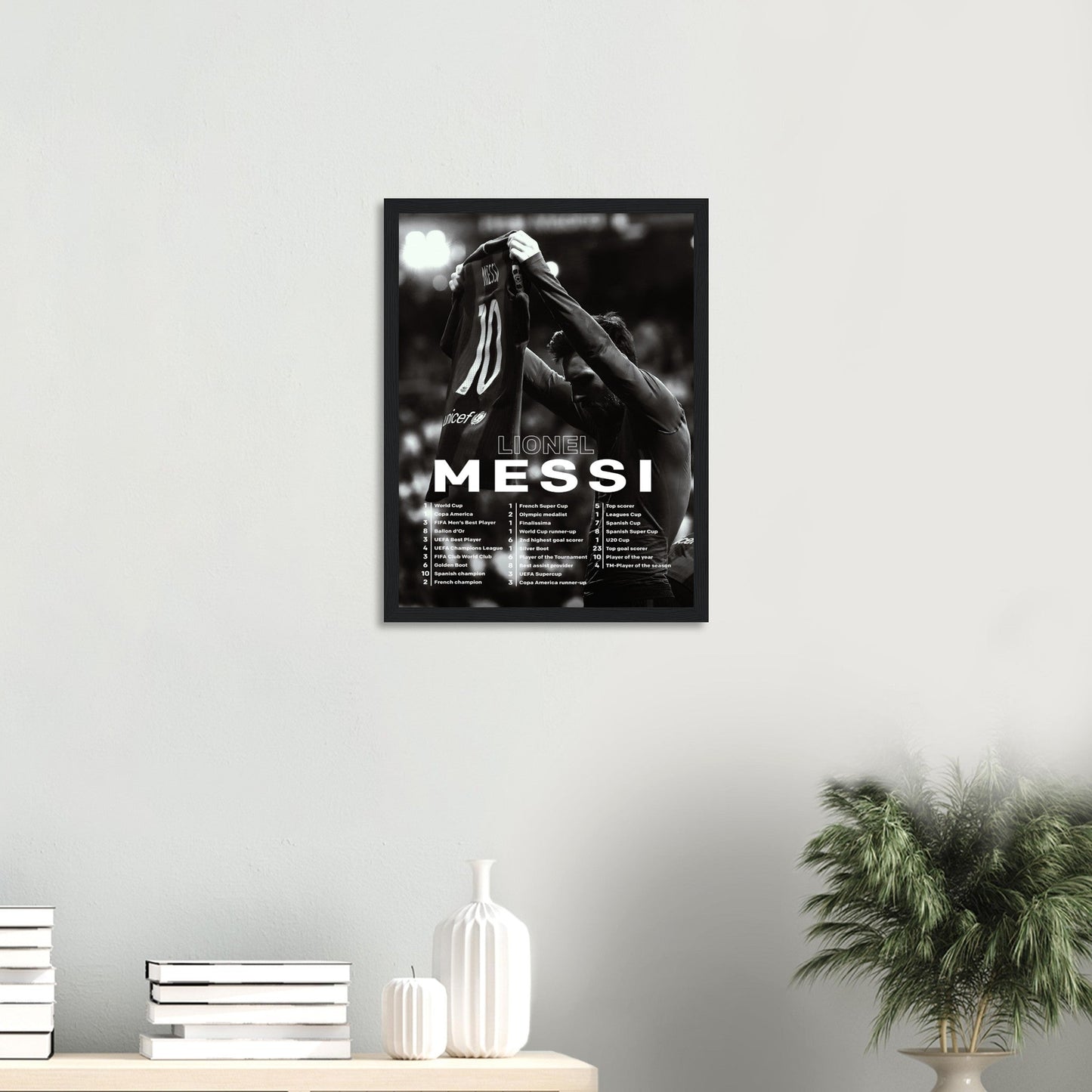 Lionel Messi - Records - Poster