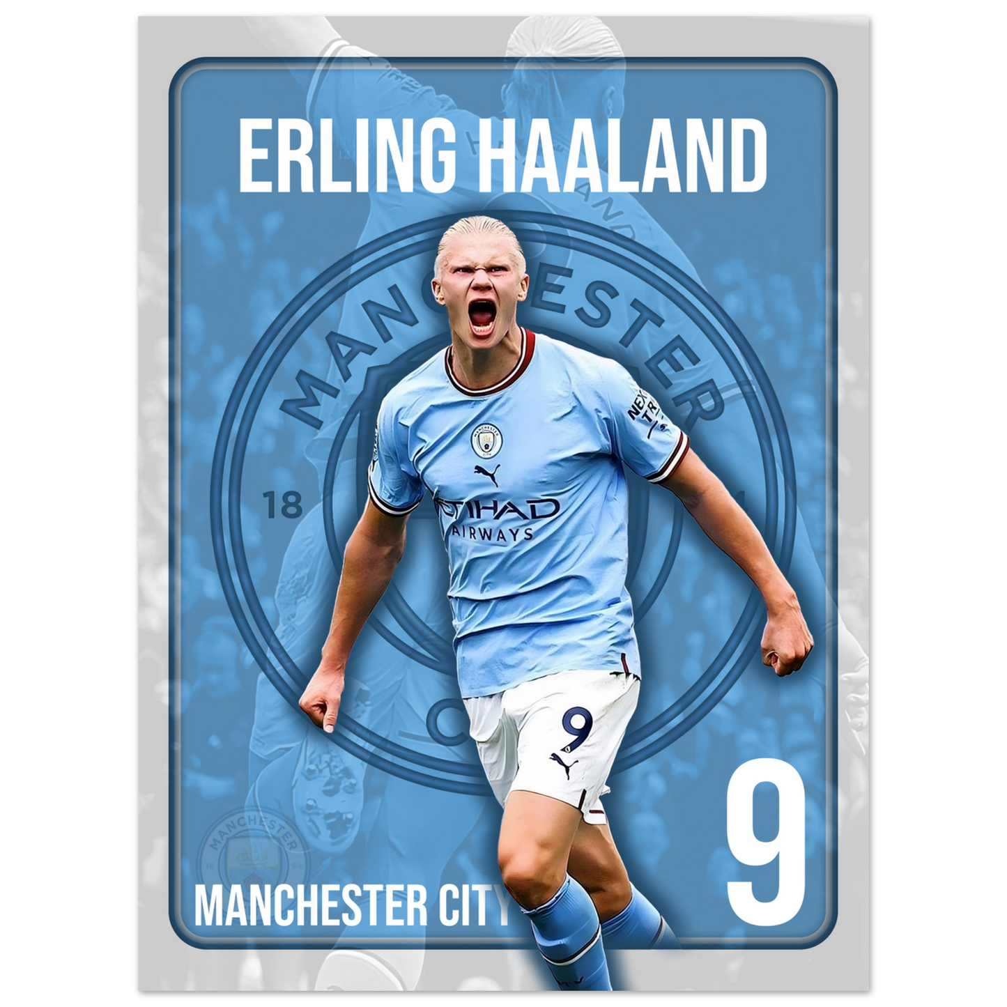 Erling Haaland - Manchester City - Poster