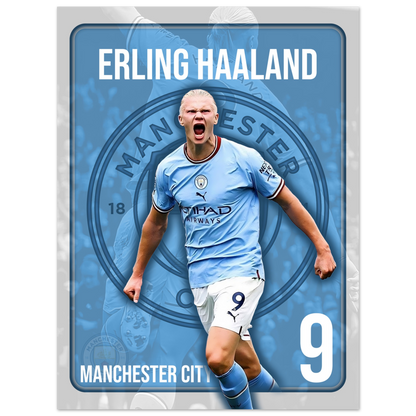 Erling Haaland - Manchester City - Poster