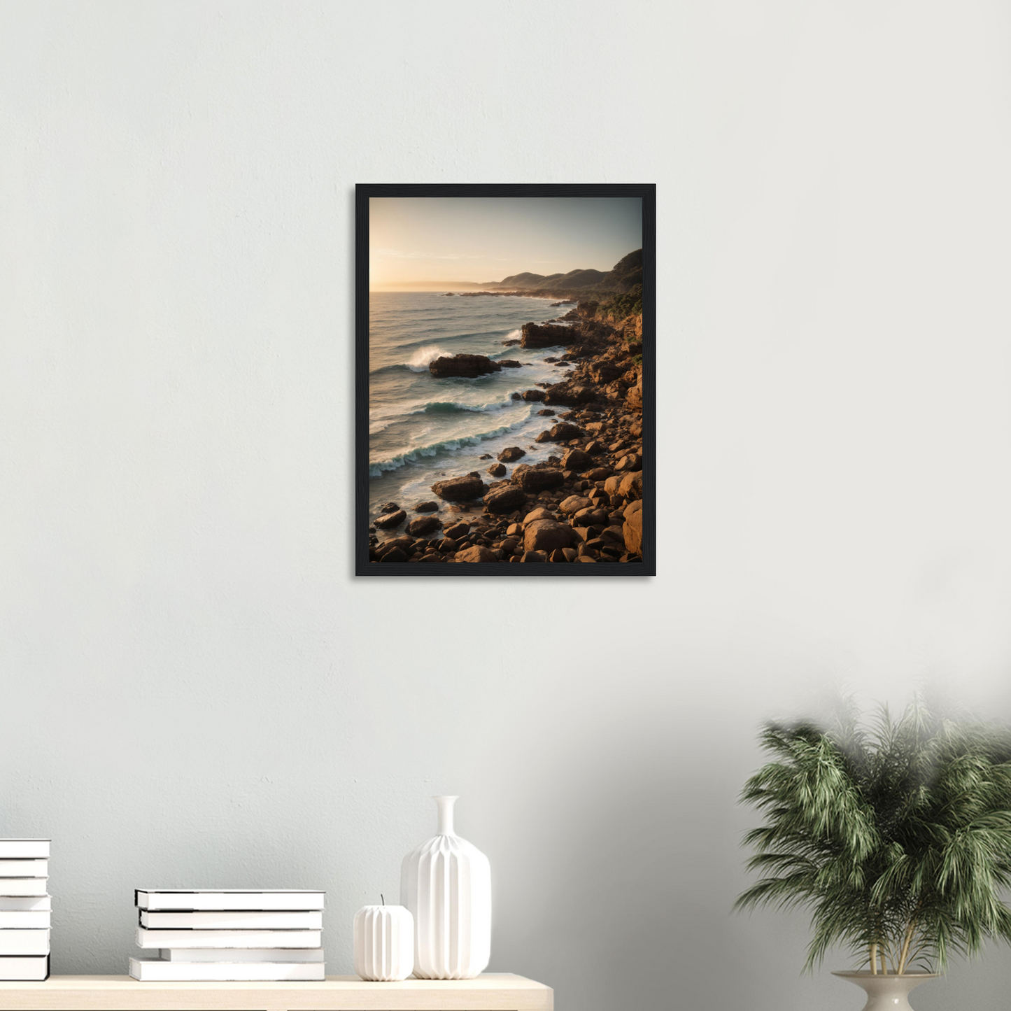 Felsen Strand - Natur - Poster