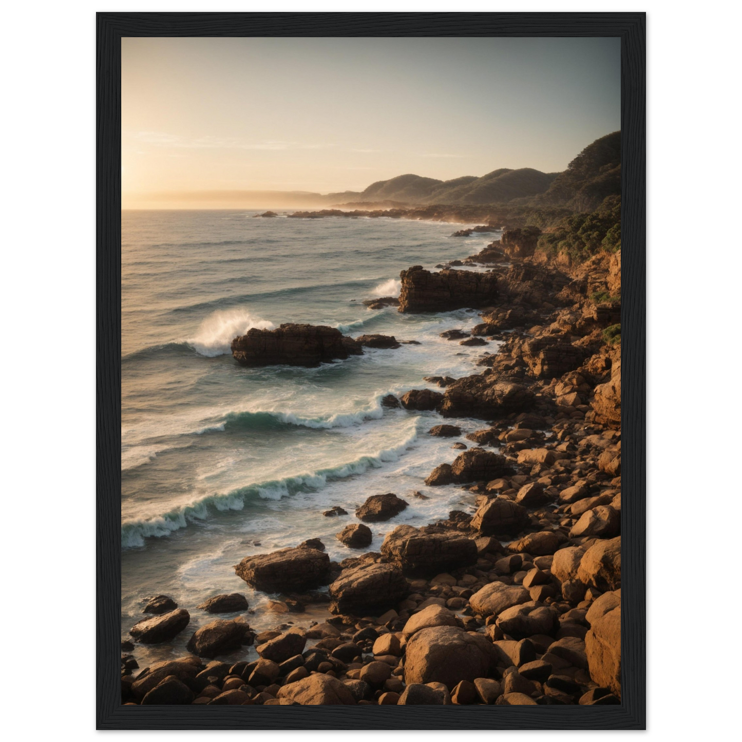 Rocks Beach - Nature - Poster