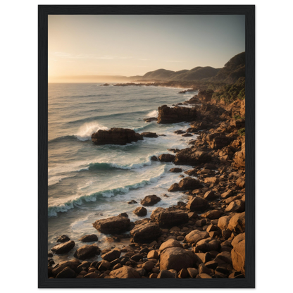 Felsen Strand - Natur - Poster