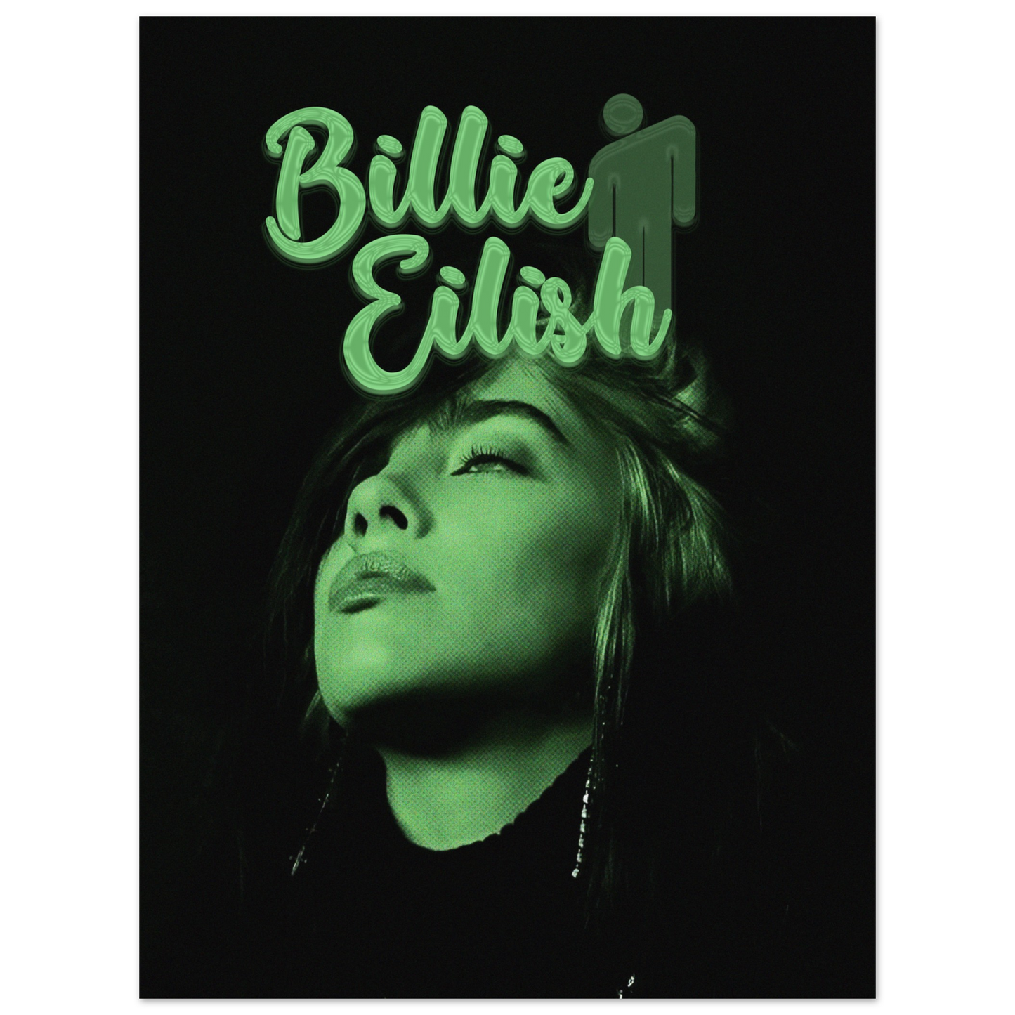 Billie Eilish - Full Art - Poster