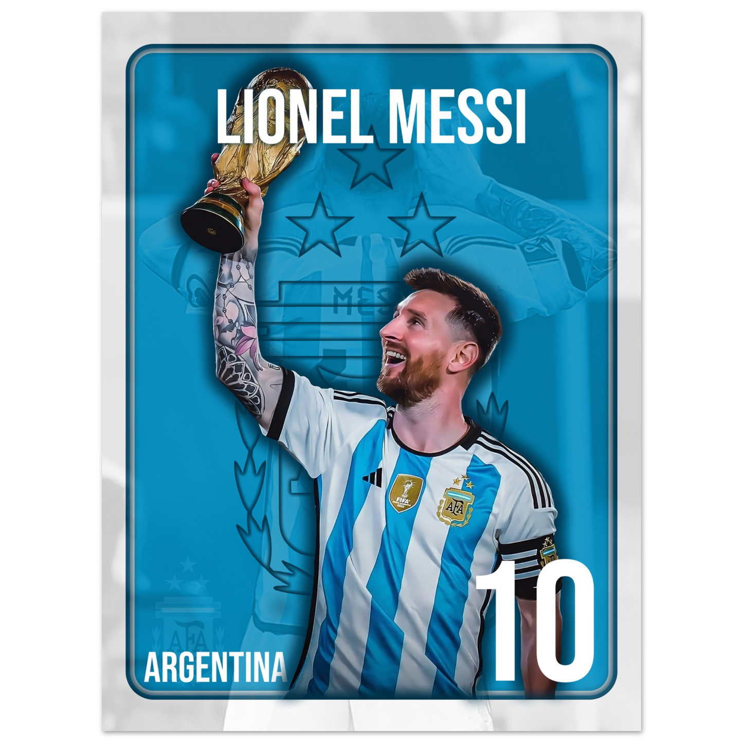 Lionel Messi - Argentinien - Poster