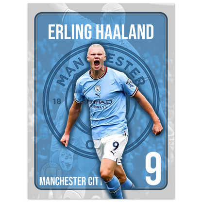 Erling Haaland - Manchester City - Poster