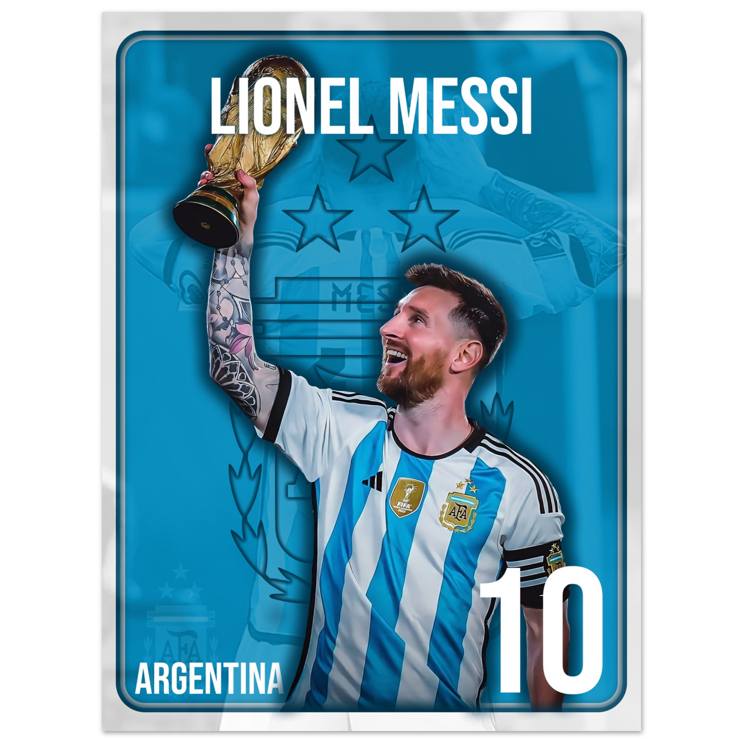 Lionel Messi - Argentinien - Poster