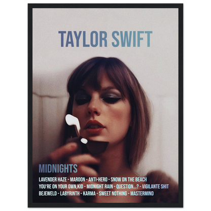 Taylor Swift - Midnights - Poster