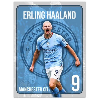 Erling Haaland - Manchester City - Poster