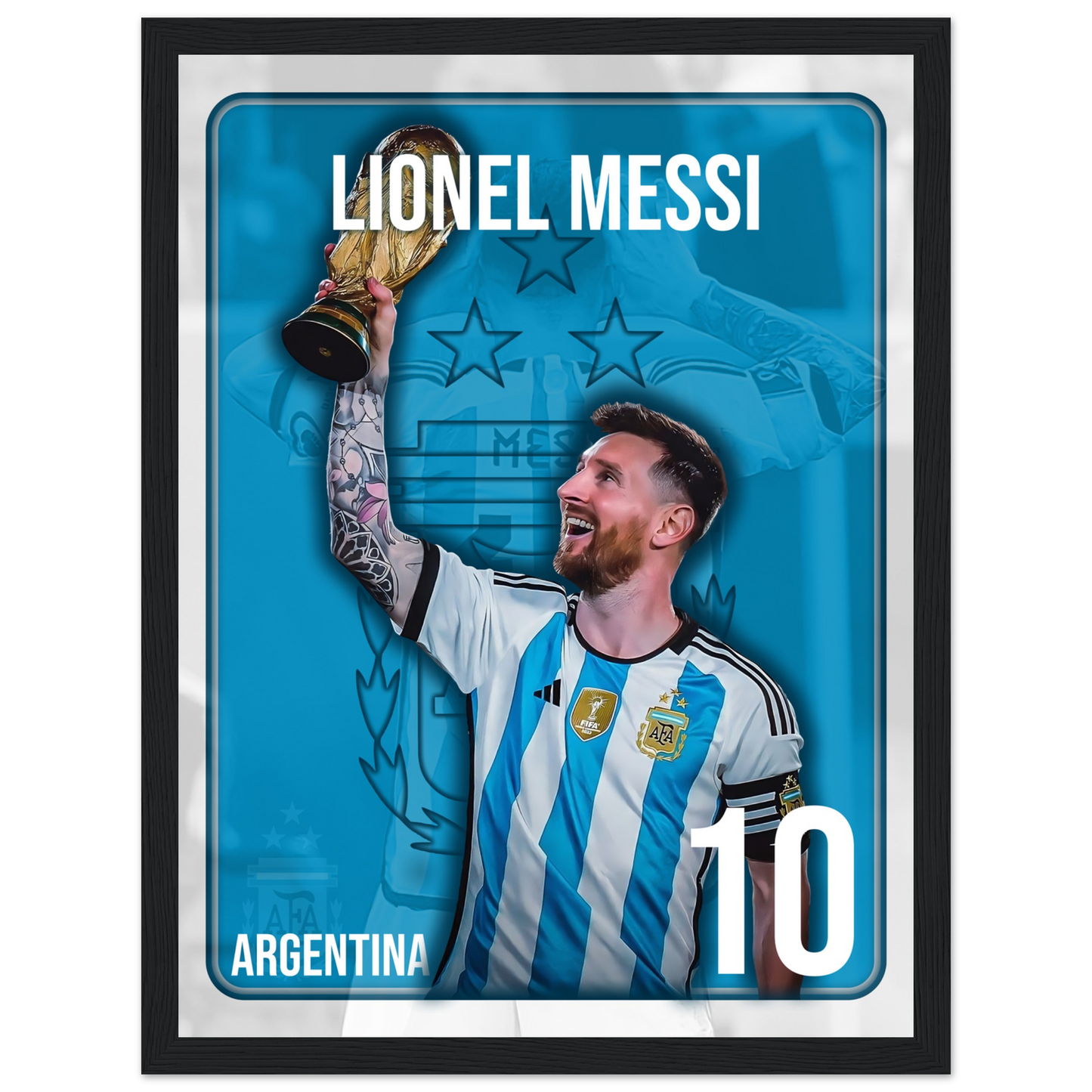 Lionel Messi - Argentinien - Poster