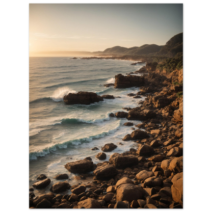 Rocks Beach - Nature - Poster