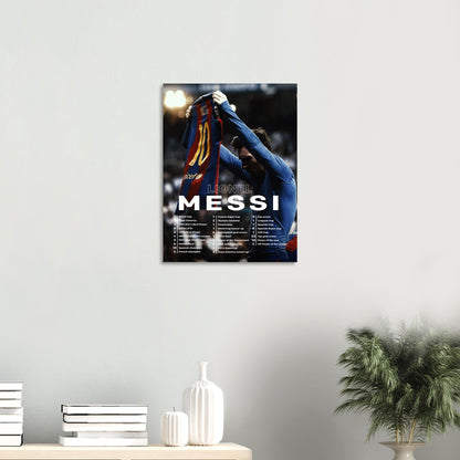 Lionel Messi - Records - Poster