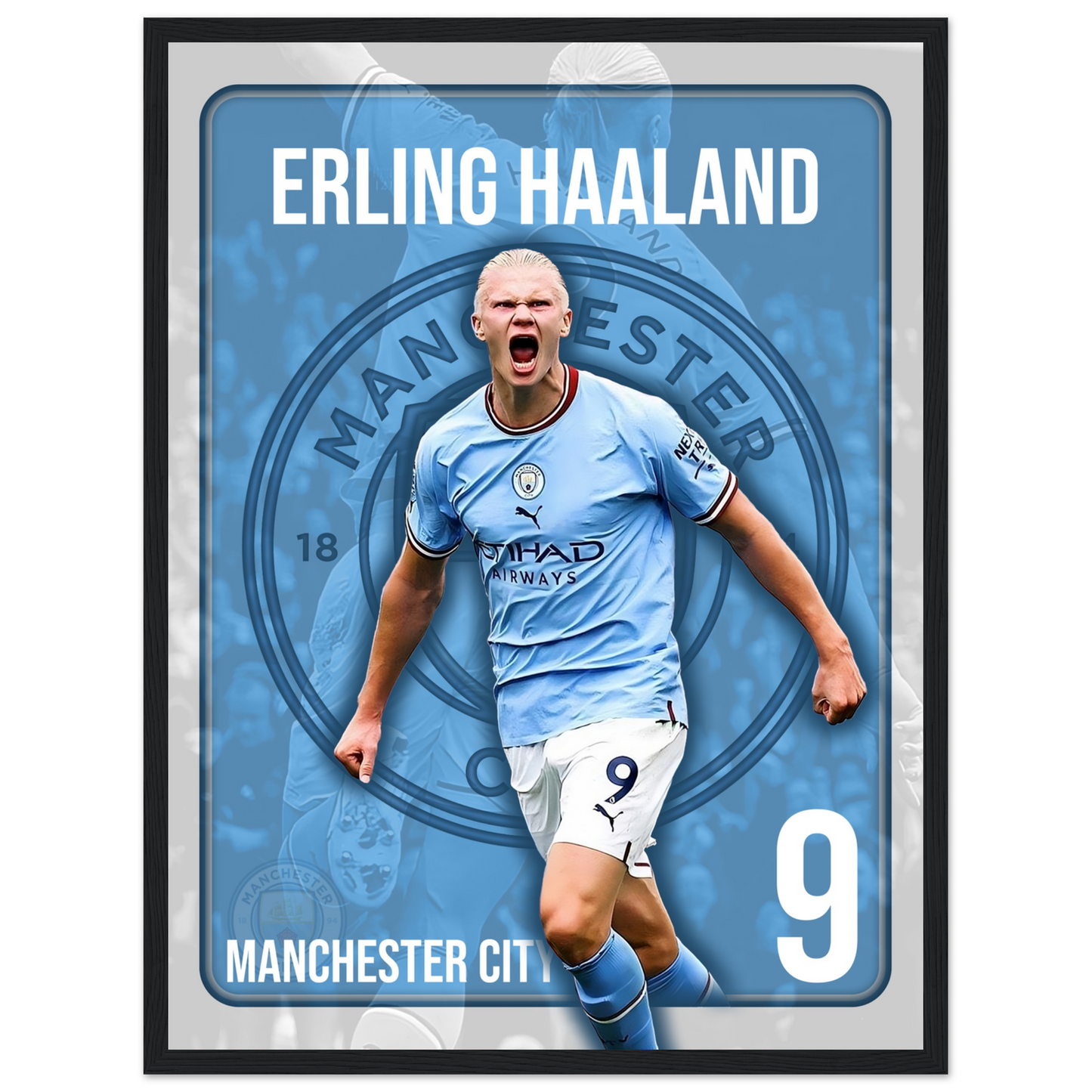 Erling Haaland - Manchester City - Poster