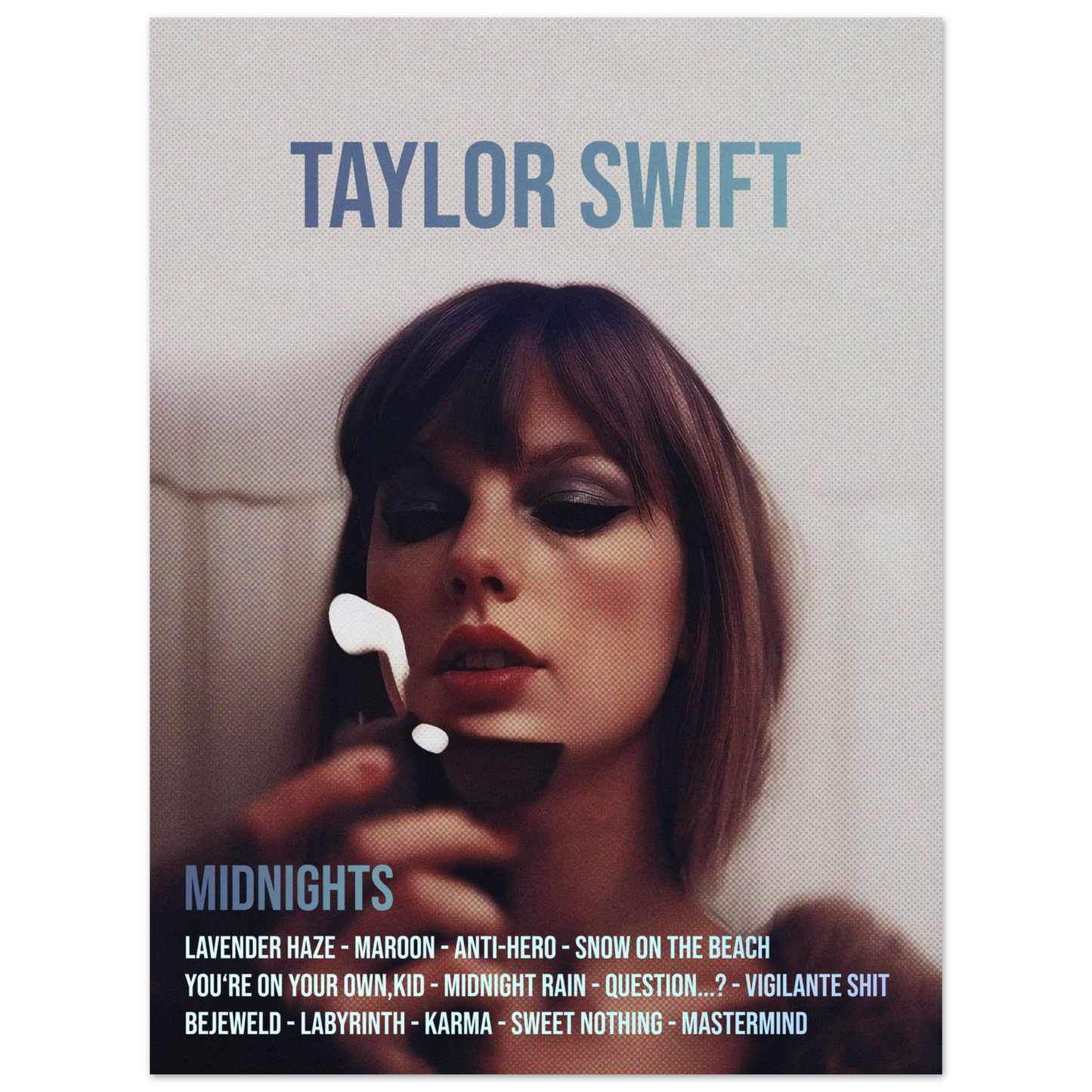 Taylor Swift - Midnights - Poster