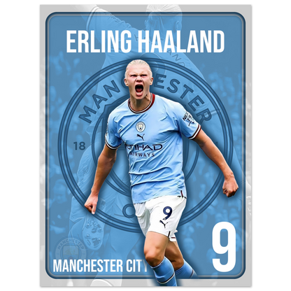 Erling Haaland - Manchester City - Poster