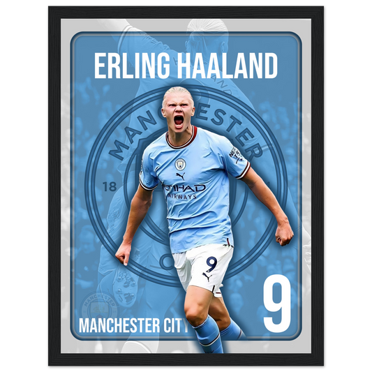 Erling Haaland - Manchester City - Poster