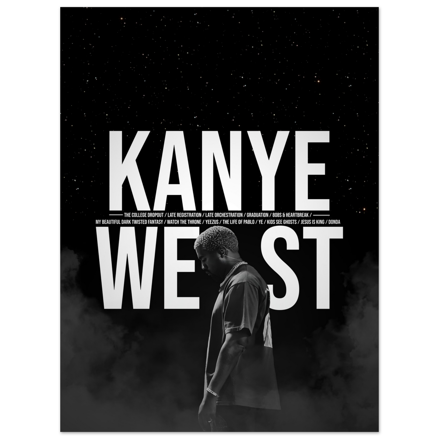 Kanye West - Full Art - Poster