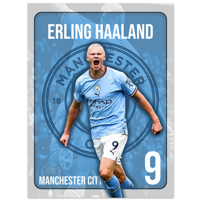 Erling Haaland - Manchester City - Poster