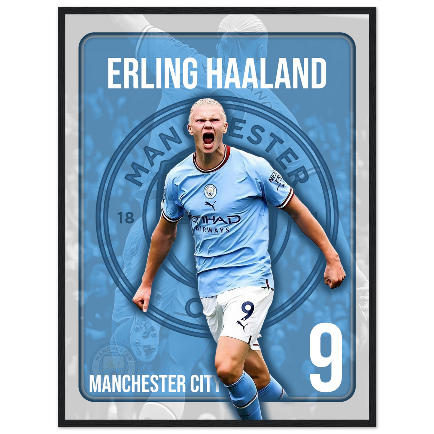 Erling Haaland - Manchester City - Poster