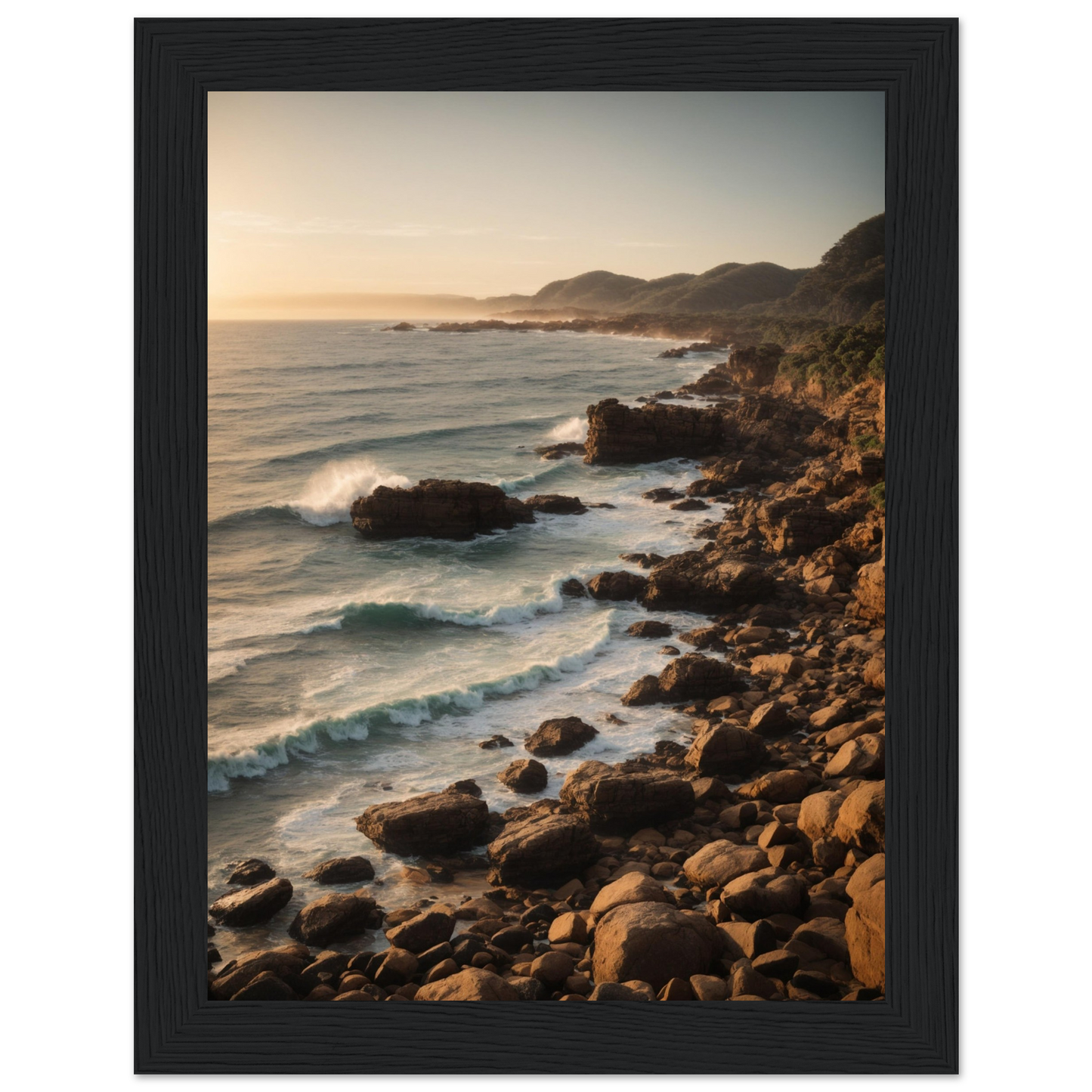 Felsen Strand - Natur - Poster