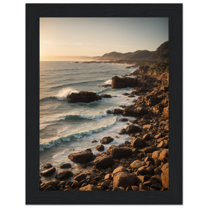 Felsen Strand - Natur - Poster