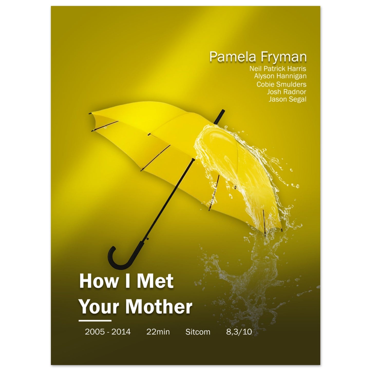 How I Met Your Mother Umbrella Poster