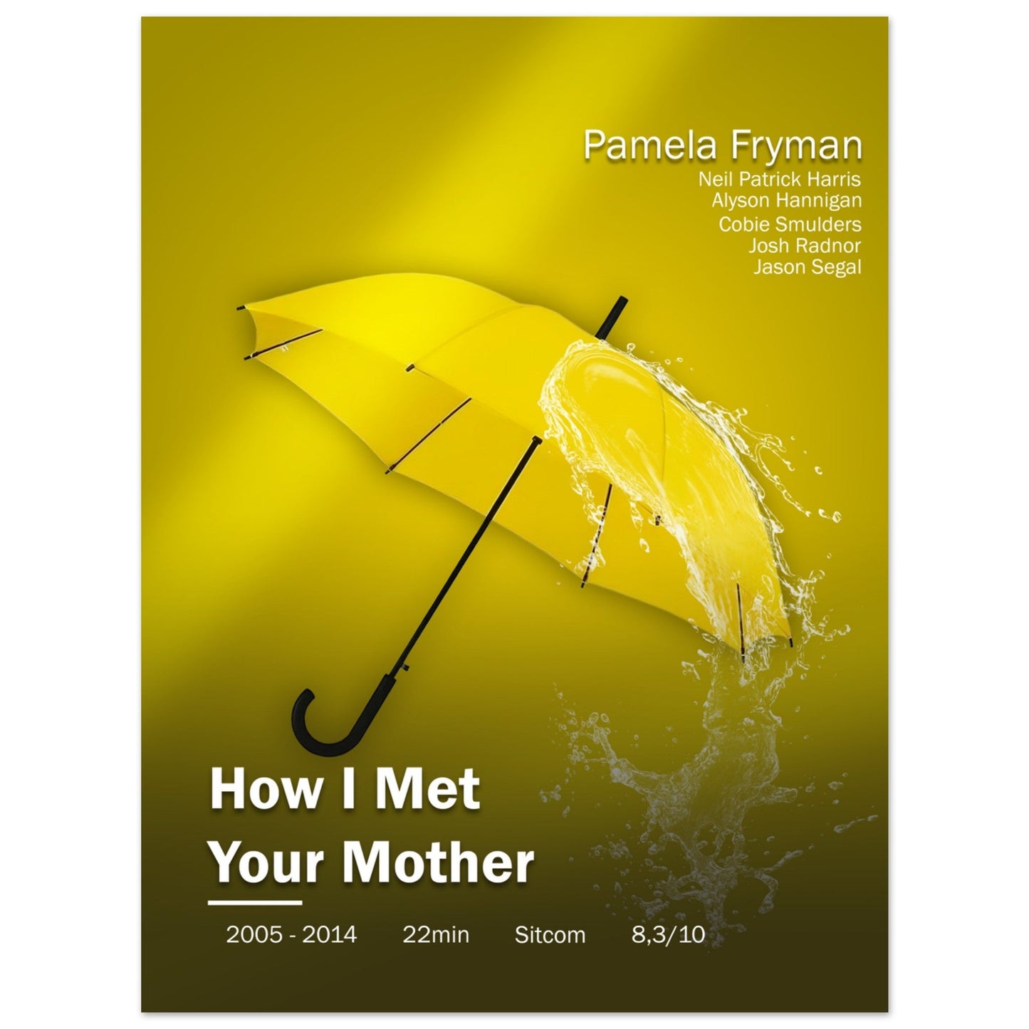 How I Met Your Mother Umbrella Poster