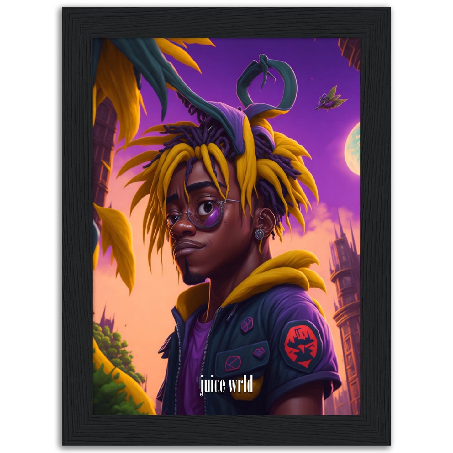 Juice WRLD - Cartoon Full Art - Poster