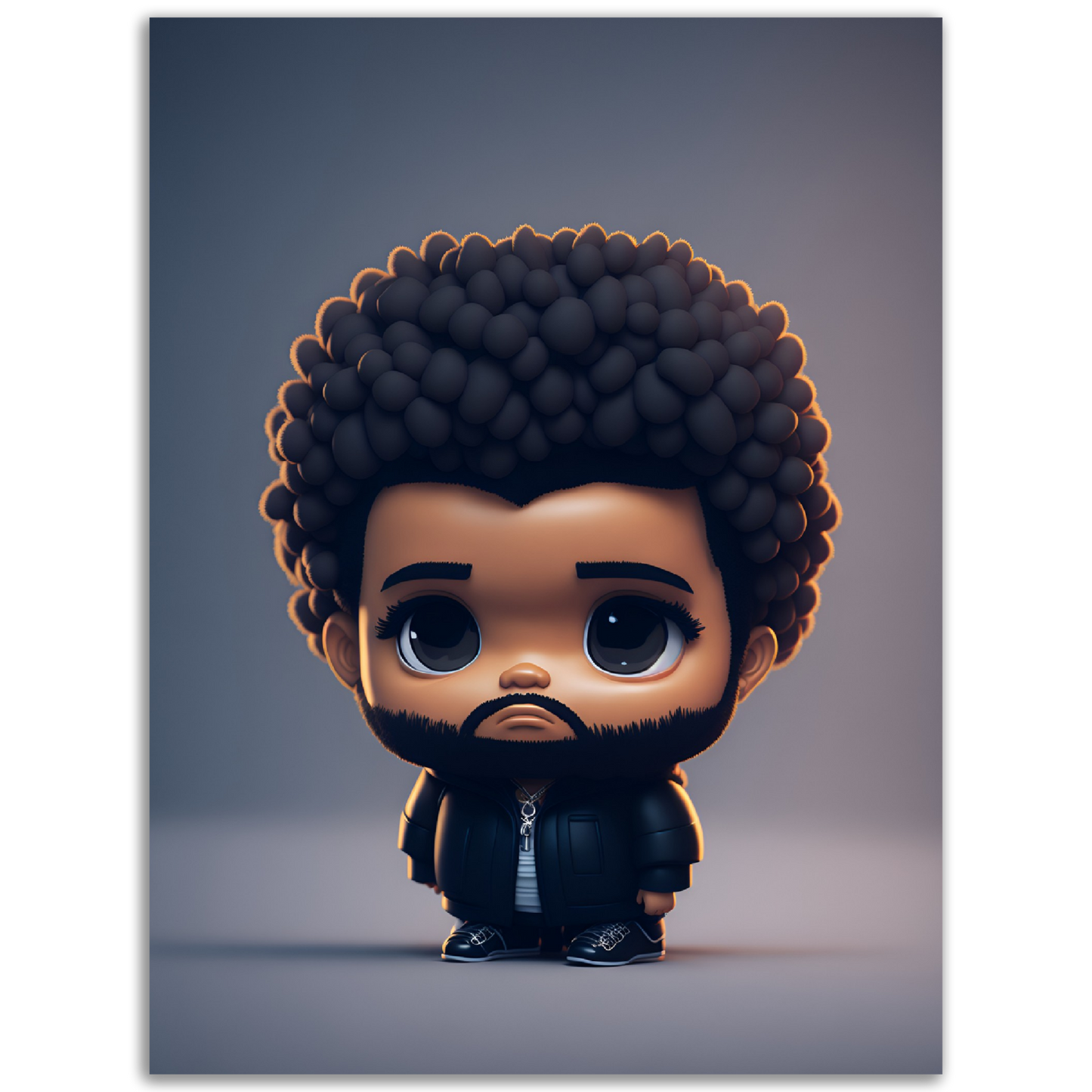 The Weeknd - Cartoon Figure 1 - Poster