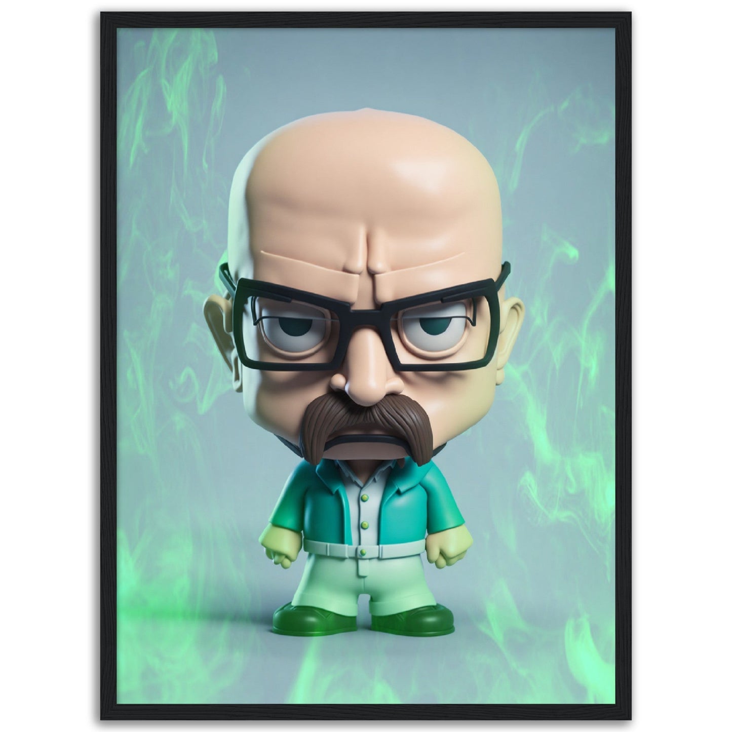 Walter White - Breaking Bad - Cartoon Figure - Poster