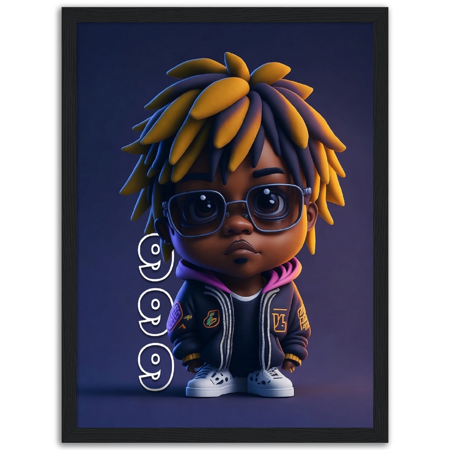 Juice WRLD - Cartoon Figure - Poster