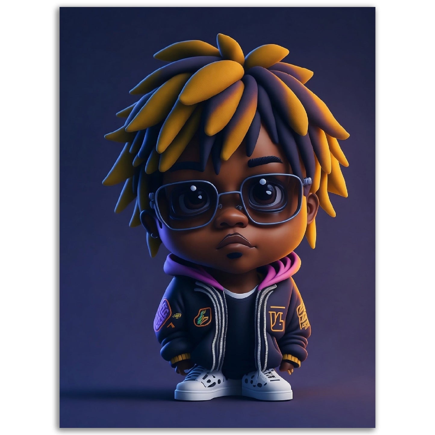 Juice WRLD - Cartoon Character - Poster 